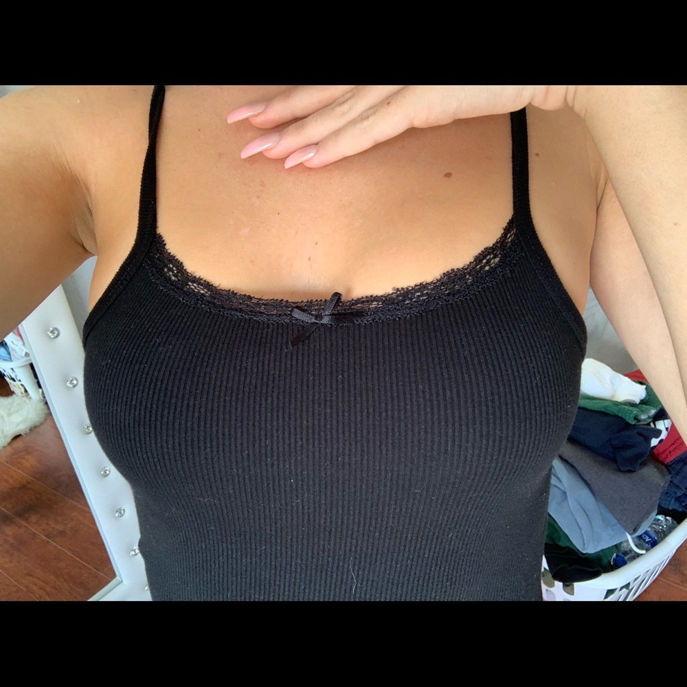 Ribbed black dress